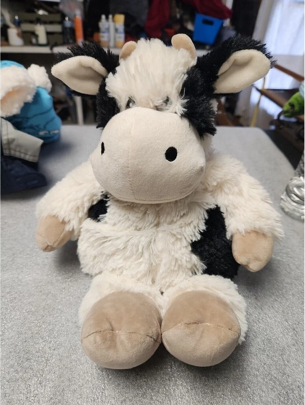 Warmies Microwavable French Lavender Scented Plush Black & White Cow Plush!